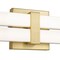 Z-Lite Zane Vanity, 2-Light, 40 In.W x 2.5 In.L x 5 In.H, Modern Gold/Frosted 1008-40W-MGLD-LED - alternate 5
